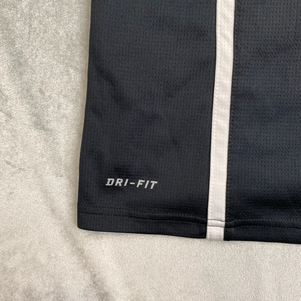 Nike Dri Fit Shirt Black Athletic Tee Training Mens XL - Picture 5 of 11
